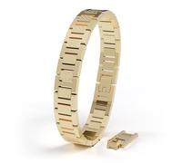 SERASAR Herren Accessoires Gold Armband Edelstahl Flecht Bracelet