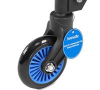 SereneLife 360 Degree Swivel Wheels Front Tyres Heavy Duty Replacement Rubber Wheels for Shopping Trolley, Ideal for Folding Shopping Carts