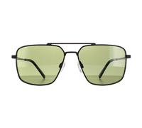 Sonnenbrille Aitkin Matte Black Saturn Polarized 555nm - Serengeti Schwarz