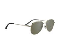 Serengeti Unisex Buchenholz Brille, Glänzendes helles Gold, M