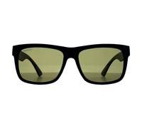 Serengeti Rectangle Herren Matt Schwarz Mineral Grün 555nm Polarisiert Positano Einheitsgröße
