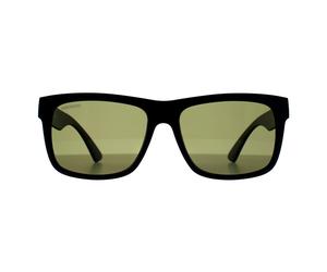 Serengeti Rectangle Herren Matt Schwarz Mineral Grün 555nm Polarisiert Positano Einheitsgröße