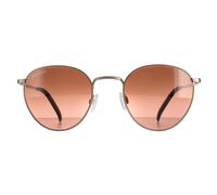 Serengeti Rund Unisex Gebürstet Bronze Mineral Polarisiert Fahrer Gradient Hamel Einheitsgröße
