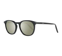 Serengeti Rund Unisex Glänzend Schwarz Mineral Polarisiert 555nm Arlie Einheitsgröße
