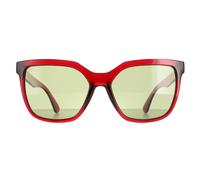 Serengeti Square Womens Shiny Black Saturn Polarized 555nm Wakota Einheitsgröße