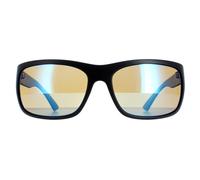 Serengeti Wrap Unisex Matt Schwarz Mineral Polarisiert 555nm Blau Pistoia Einheitsgröße