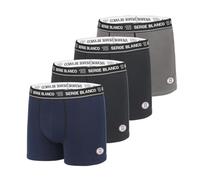 Serge Blanco Boxershorts für Herren, Baumwolle, atmungsaktiv, angenehm (4 Stück), Olcla/G, XXL
