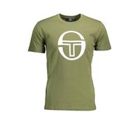 Sergio Tacchini Grün Rundhals T-Shirt - Größe: XL