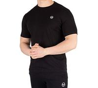 Sergio Tacchini Herren Daiocco T-Shirt, Black/White, S