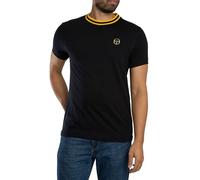 Sergio Tacchini Herren Rainer T-Shirt, Black/Gold, L