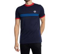 Sergio Tacchini Herren Supermac T-Shirt, Maritime Blue/Adrenaline Rush/Nautical, L