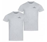 Sergio Tacchini Herren Unterhemden Rundhals 2er-Pack grau 39493436 L