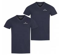 Sergio Tacchini Herren Unterhemden V-Ausschnitt 2er-Pack navy 39493536 S