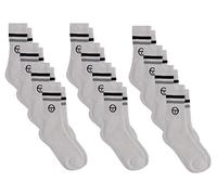 Sergio Tacchini Socken Tennis für Herren 12er Pack Weiß 43/46