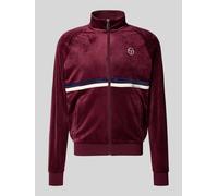 SERGIO TACCHINI Sweatjacke mit Stehkragen Modell 'DALLAS' in Violett, Größe XL