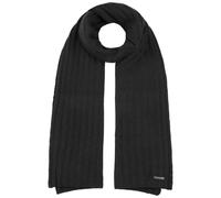Stetson Sergnano Kaschmirschal Strickschal Wollschal Winterschal Damenschal Herrenschal Damen/Herren - Herbst-Winter - One Size schwarz