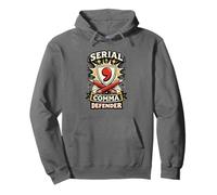 Serial Comma Defender Oxford Komma Grammar Nerd Humor Pullover Hoodie