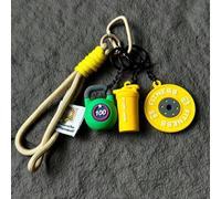 Serie kreativer Design süßer Kontrast Farbe sportlicher Stil Taschenpendel, Fitness Übungszubehör, sommerliche Mode Retter Schlüsselanhänger, Fitness