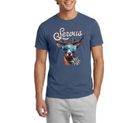 Servus Hirsch Mit Sonnenbrille Oktoberfest Männer T-Shirt