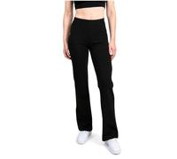 SES Flared Leggings Damen aus Baumwolle - Größe 32-34 bis 56-58 | bequeme Jazzpants mit weitem Bein - Yogahose Damen mit weichem Bund - blickdicht und elastisch - ideal für Yoga und Freizeit