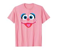 Sesame Street Abby Cadabby Face T-Shirt - Rosa, Klein, Cartoon, Unisex Erwachsene