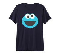 Sesame Street Baby Face Cookie Monster Premium T-Shirt