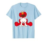 Sesame Street Elmo & Teddy, Sesamstrasse T-Shirt, Herren, Himmelblau, XL