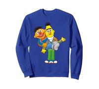 Sesame Street Ernie & Bert, Sesamstrasse Sweatshirt, Unisex für Erwachsene, Königsblau, XXL