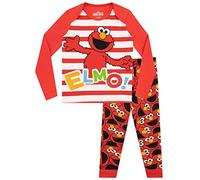 Sesame Street Mädchen Schlafanzug Slim Fit Elmo Rot 110