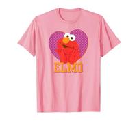 Sesame Street Patterned Elmo Heart T Shirt T-Shirt