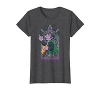 Sesame Street Psychedelic Count Forever Counting T-Shirt, Damen, Anthrazit Meliert, XL