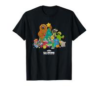 Sesame Street Sesamstrasse Sesamstraße Christmas Group Dark T-Shirt