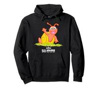 Sesame Street Sesamstrasse Sesamstraße Finchen Pullover Hoodie, Unisex für Erwachsene, Schwarz, XL