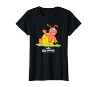 Sesame Street Sesamstrasse Sesamstraße Finchen T-Shirt, Damen, Schwarz, XXL