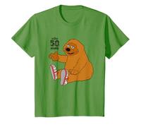 Sesame Street T-Shirt Grau, Klein, Unisex, Kurzarm, Klassische Passform, Cartoon, Erwachsene Sesamstraße-Fans