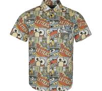 Sesamstraße Comic - Allover Kurzarmhemd multicolor in L