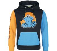 Sesamstraße Cookie Monster Kapuzenpullover multicolor in XL