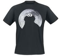Sesamstraße Cookie Monster - Moonnight T-Shirt schwarz in 5XL