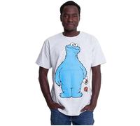 Sesamstrasse Krümelmonster - Cookie Thief Männer T-Shirt grau meliert S