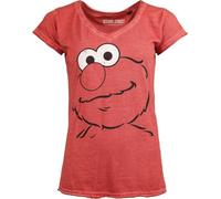 Sesamstraße Elmo Charmy Frauen T-Shirt rot