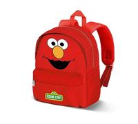 Sesamstraße Elmo Face-Joy Vorschulrucksack, Rot, 22 x 27 cm, Fassungsvermögen 5 L