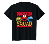 Sesamstraße Kids Squad Krümelmonster Elmo Oscar Charakter T-Shirt