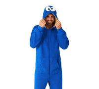 Sesamstraße Krümelmonster - Cookie Monster Jumpsuit blau in S