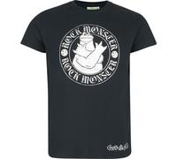 Sesamstraße Krümelmonster - Cookie Monster - Rock Monster T-Shirt schwarz in XL