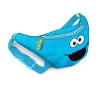 Sesamstraße Krümelmonster Gesicht Small Fancy Fanny Pack, Blau, 5 x 14 cm