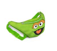 Karactermania Sesamstraße Oskar der Griesgram Face-Kleiner Fancy Bauchtasche, Grün, 5 x 14 cm
