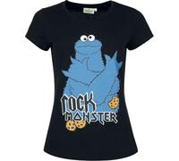 Sesamstraße Rock Monster T-Shirt schwarz in L