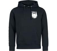 Sesamstraße Rock Monster - Krümelmonster - Cookie Monster Kapuzenpullover schwarz in S