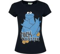 Sesamstraße Rock Monster T-Shirt schwarz in M