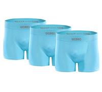 sesto senso 3er-Pack Enge Herren-Boxershorts Retro-Bunte Basic-Herrenunterwäsche Unterwäsche S/M Blau